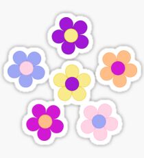Flower Power Design Sticker