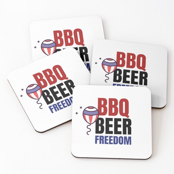 Item preview, BBQ BEER FREEDOM balloon 4th of July  designed and sold by bosilvercat.