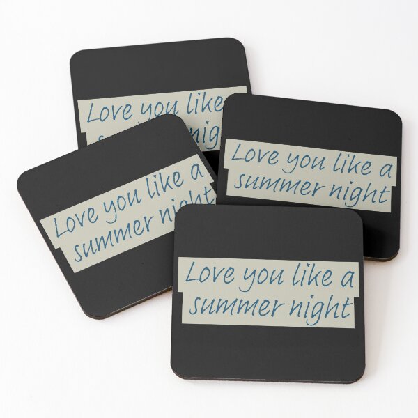 Item preview, LOVE YOU LIKE A SUMMER NIGHT, aesthic, aesthetic designed and sold by Happy  Soul Store.
