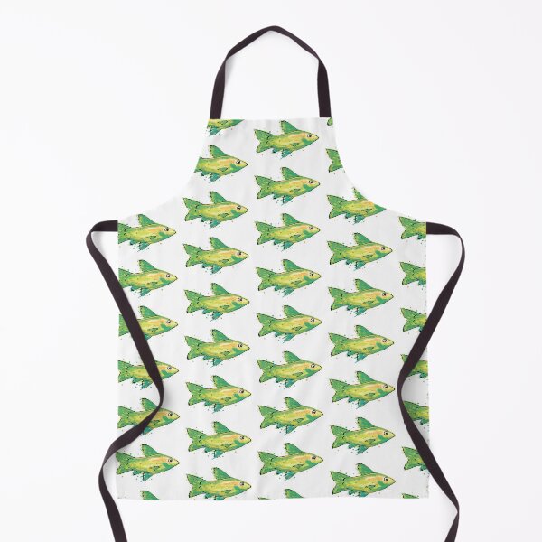 Item preview, Little Green Fish Watercolor designed and sold by ElColumpioRojo.