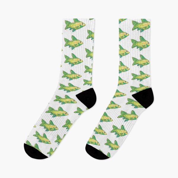 Item preview, Little Green Fish Watercolor designed and sold by ElColumpioRojo.