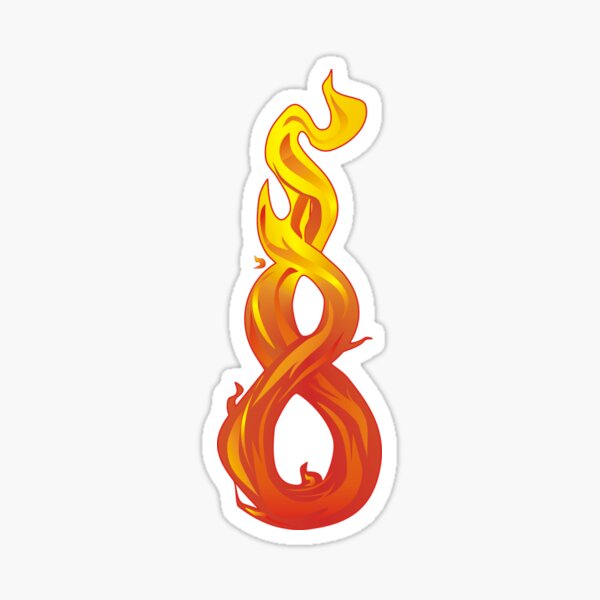 Twin Flame Eternal Flame Sticker