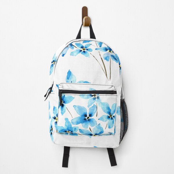 Item preview, Lovely blue watercolor blooms designed and sold by Bonheurem.