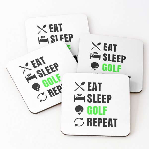 Item preview, Eat Sleep Golf Repeat, Funny Golf Shirt, Gift for golf lover shirt. designed and sold by Sarocha Kaewsanod.