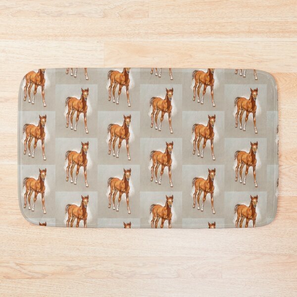 Artikelvorschau, Fohlen in Pastell, Baby Horse Art, langbeiniges Hengstfohlen oder Stutfohlen entworfen und verkauft von JoyfulWhimsy.