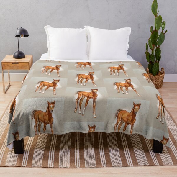 Artikelvorschau, Fohlen in Pastell, Baby Horse Art, langbeiniges Hengstfohlen oder Stutfohlen entworfen und verkauft von JoyfulWhimsy.