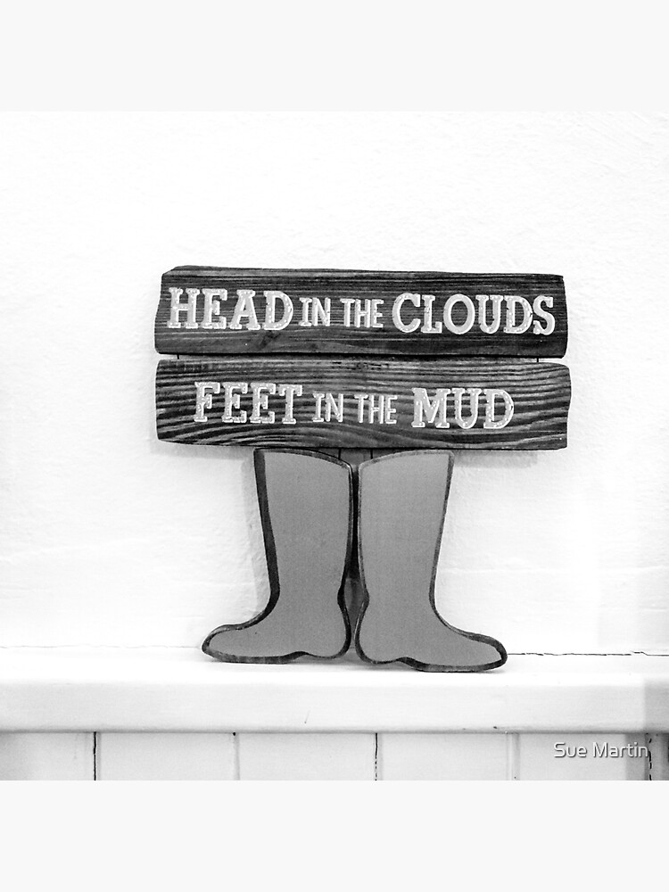 "Head in the Clouds" Sticker by SMartin Redbubble