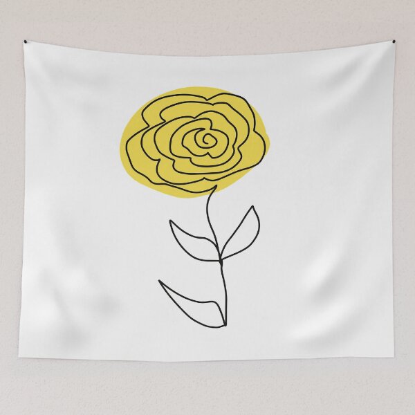 Item preview, One line art flower designed and sold by SJAPhoto.