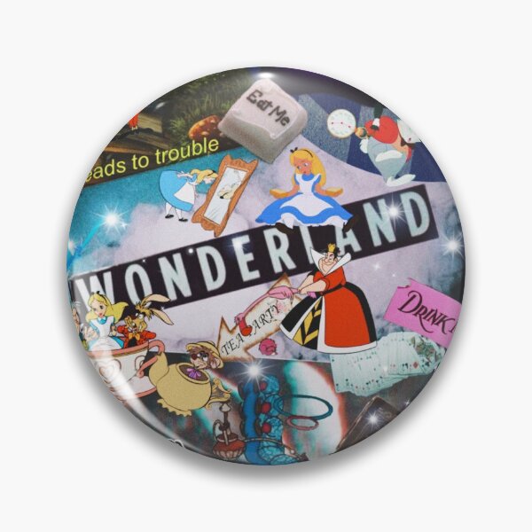Item preview, Wonderland inspired aesthetic collage  designed and sold by Cass Nicole.