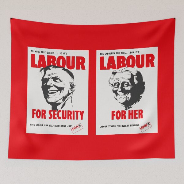 Item preview, Labour Party Election Posters 1945 designed and sold by sirglennbo.