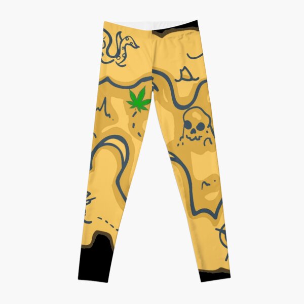 The Queen's Treasure Map Curvy Leggings