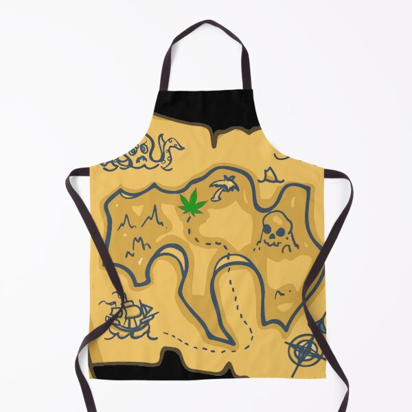Item preview, Weed Lovers, Pirate Treasure Map #1 designed and sold by Hypnotees.