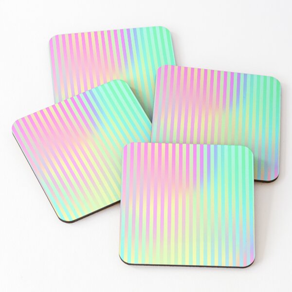 Item preview, Iridescent Geometric Stripes Pattern 1 designed and sold by GeeHanz.