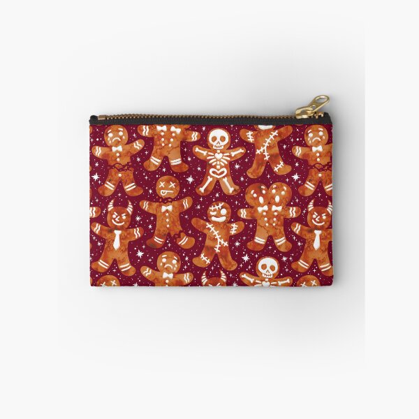 Item preview,  Christmas Ginger Dread Men Maroon designed and sold by Paisley Yazel.