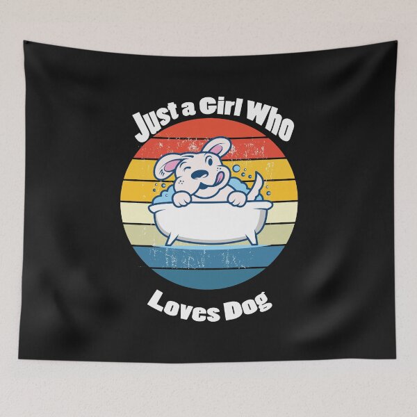 Item preview, Just A Girl Who Loves Dogs designed and sold by HeroProd.