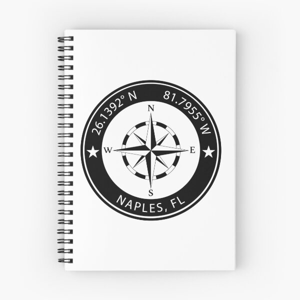 Item preview, Naples, Florida Geographical Coordinates designed and sold by TeeOhGraphics.