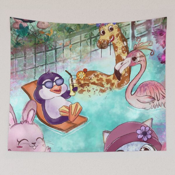 Item preview, Animal Pool Party designed and sold by BookBuzz.