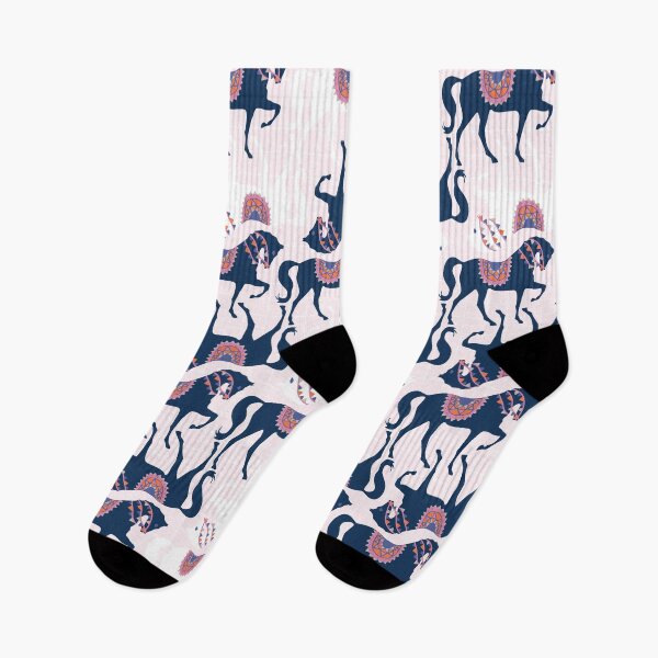Item preview, Cute Horses on Pink Background designed and sold by kapotka.