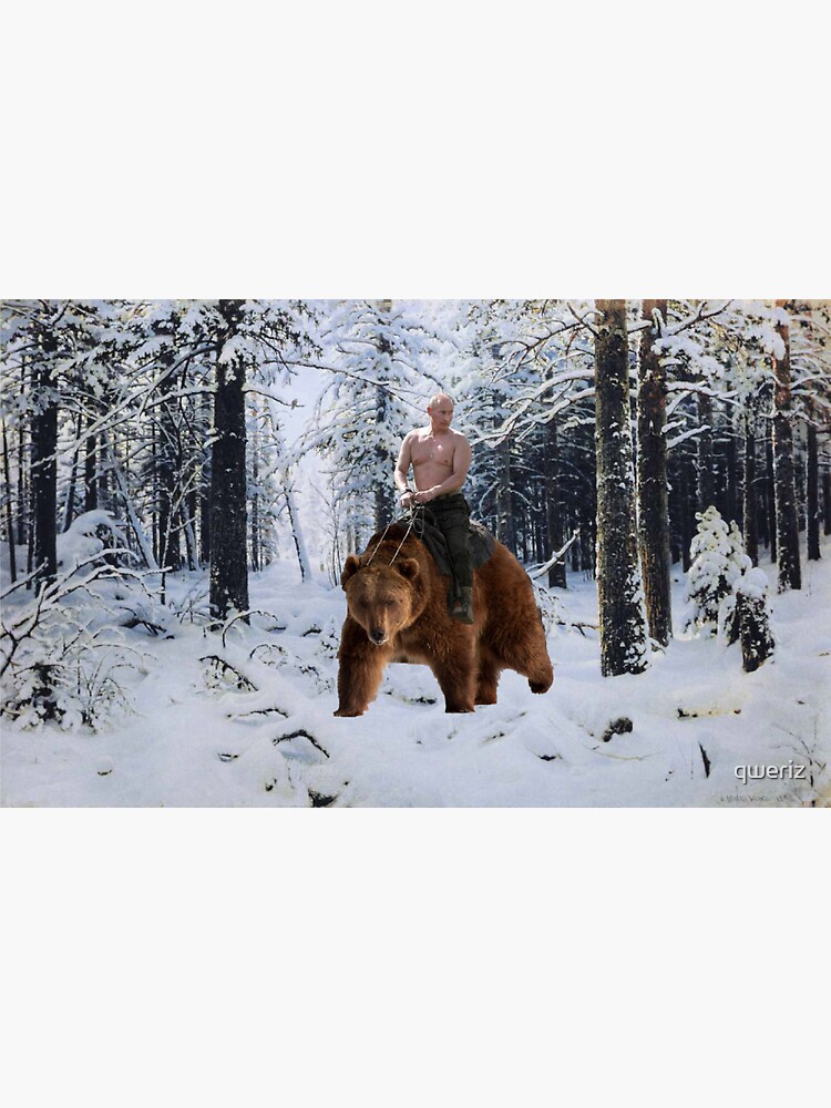 Putin en un oso de qweriz