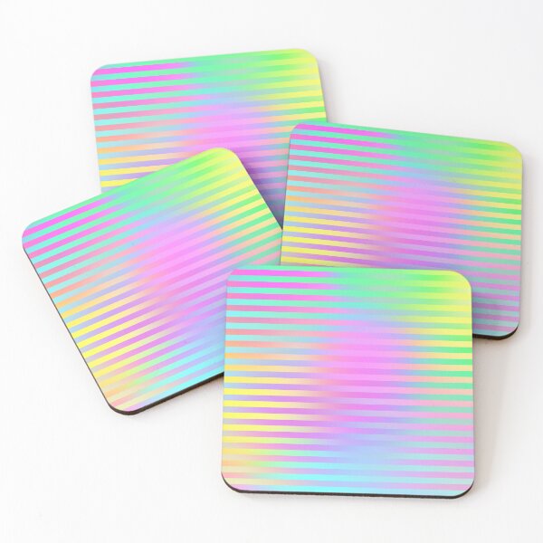 Item preview, Iridescent Geometric Stripes Pattern 3 designed and sold by GeeHanz.