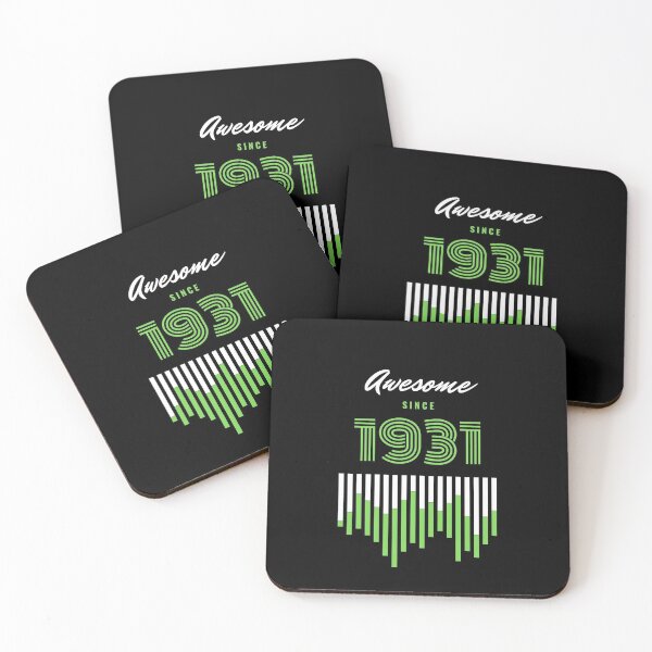 Item preview, Awesome Since 1931, 90 years old, 90th Birthday Gift designed and sold by LifeSimpliCity.