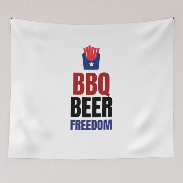 Item preview, BBQ BEER FREEDOM potato chip 4th of July  designed and sold by bosilvercat.