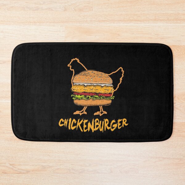 Item preview, ChickenBurger Fast Food Grill BBQ Food designed and sold by MooonTees.