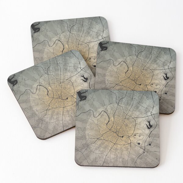 Item preview, Austin TX Artistic Map designed and sold by Interpret108.