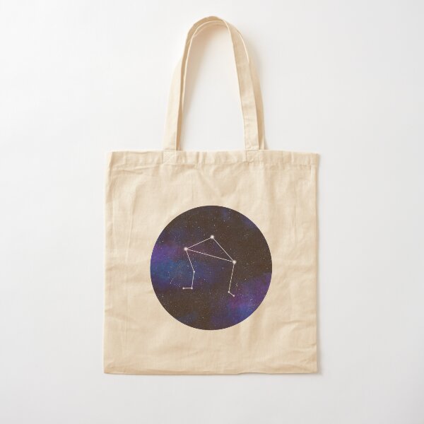 Libra - galaxy star constellation Cotton Tote Bag