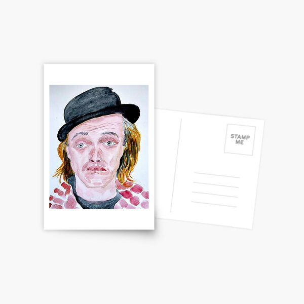 Rik Mayall Thoughts of a Clown Postcard