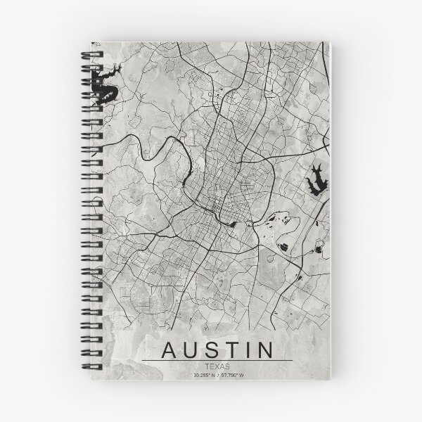 Item preview, Austin TX Neutral Artistic Map 2 designed and sold by Interpret108.