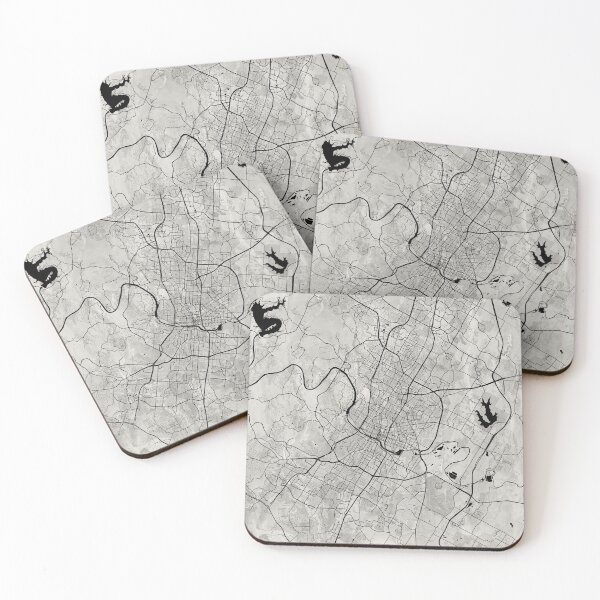 Item preview, Austin TX Neutral Artistic Map 2 designed and sold by Interpret108.