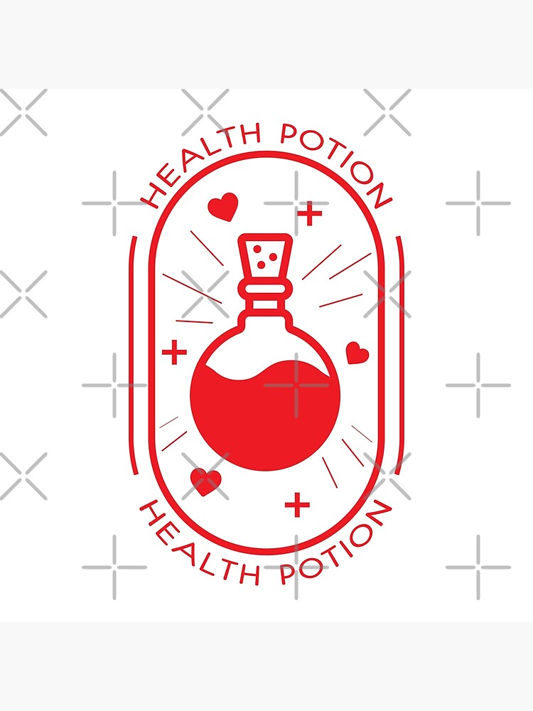 Health Potion Gamer Print - Health Potion - Posters and Art Prints