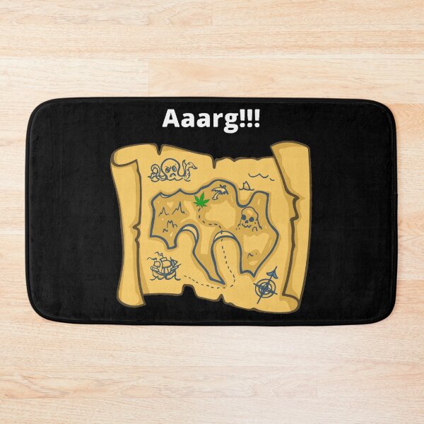 Item preview, Weed Lovers, Pirate Treasure Map #2 designed and sold by Hypnotees.
