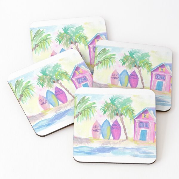 Item preview, Surf Beach Bar with Boards in Key West designed and sold by artshop77.