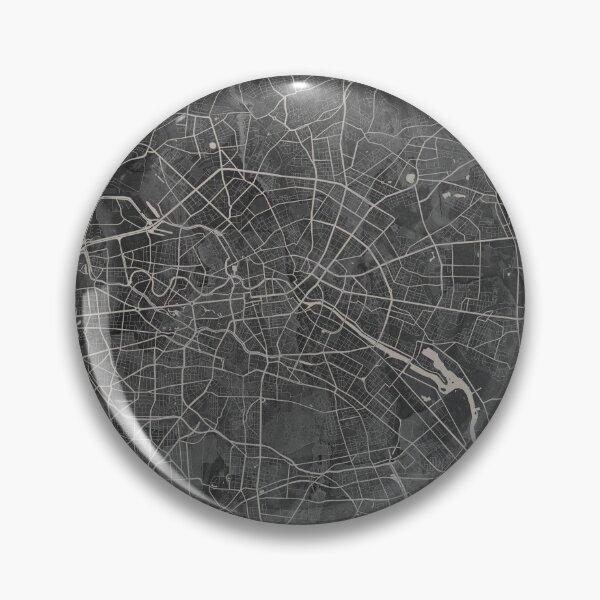 Item preview, Berlin Germany Gray Artistic Map designed and sold by Interpret108.