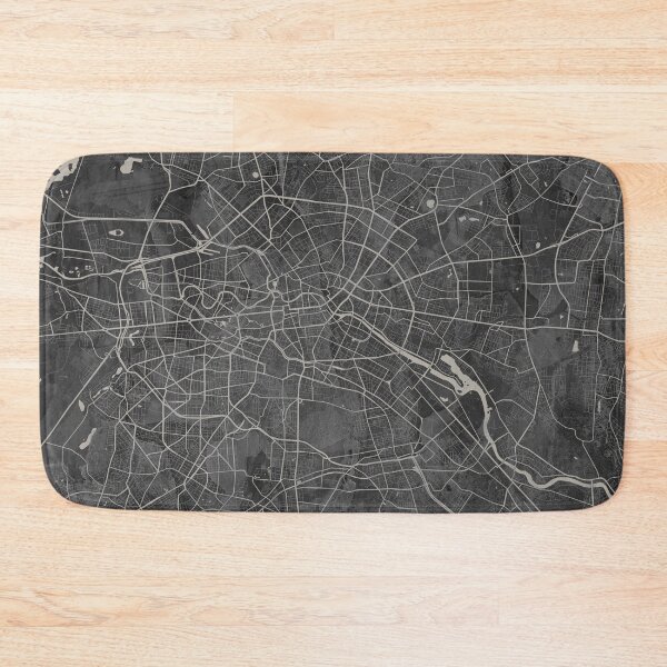 Item preview, Berlin Germany Gray Artistic Map designed and sold by Interpret108.