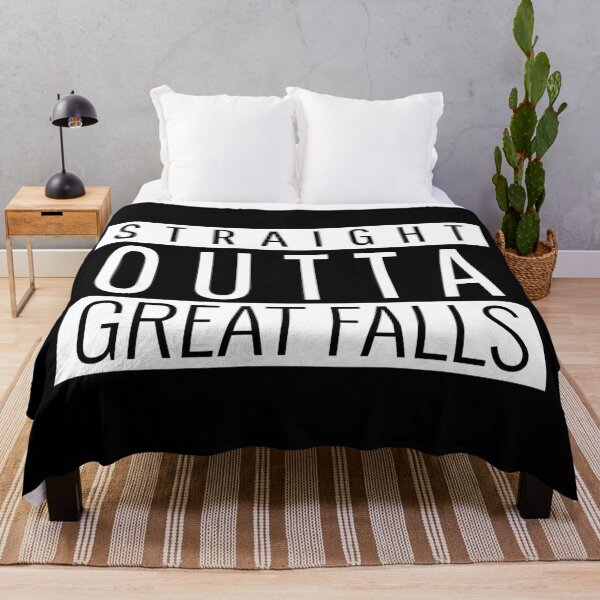 Item preview, Straight Outta Great Falls Montana designed and sold by Teelogic.