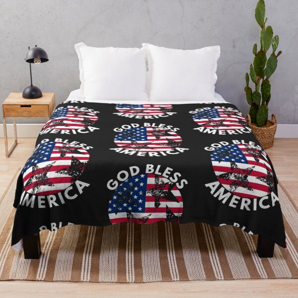 Item preview, God Bless America Stars And Stripes designed and sold by MoonsmileProd.