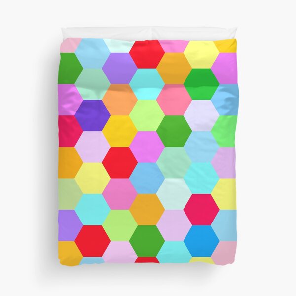 Item preview, Multicoloured Hexagon Pattern designed and sold by NataliePaskell.