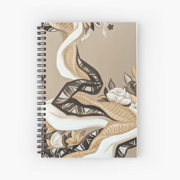 Tableau de Tissus Marron et ocre Cahier à spirale