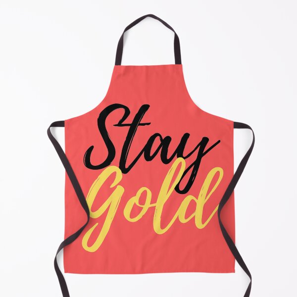 Item preview, Stay Gold Inspirational Cursive Text Design designed and sold by SarahJisri.