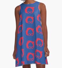 Vestido acampanado Phish fishman dress "bernie"