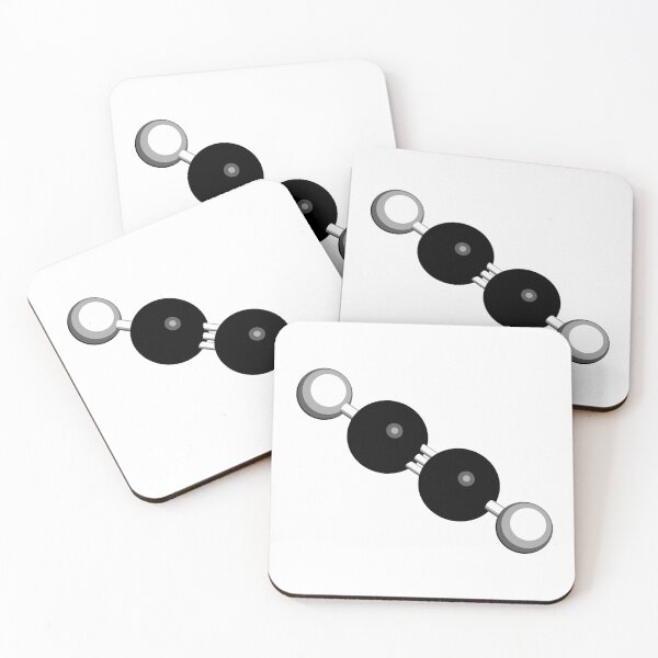 Item preview, Acetylene (ethyne) molecule. designed and sold by molekuul.