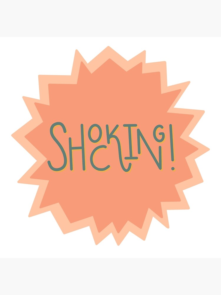 shocking-original-logo-poster-for-sale-by-shockingpodcast-redbubble