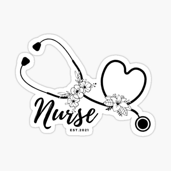 Nurse EST.2021 Shirt, Nurse life Shirt, Nurse Saving Lives, Nurse Gift, Nurse Gifts, Nurse Shirts for Men, Nurse Shirts for Women. Sticker