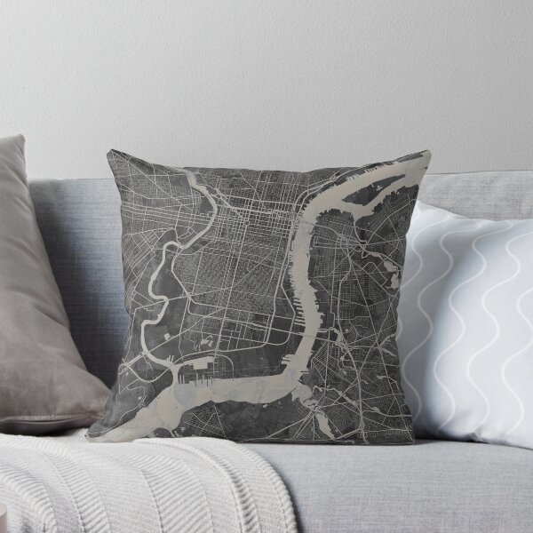 Item preview, Philadelphia PA Neutral Artistic Map designed and sold by Interpret108.