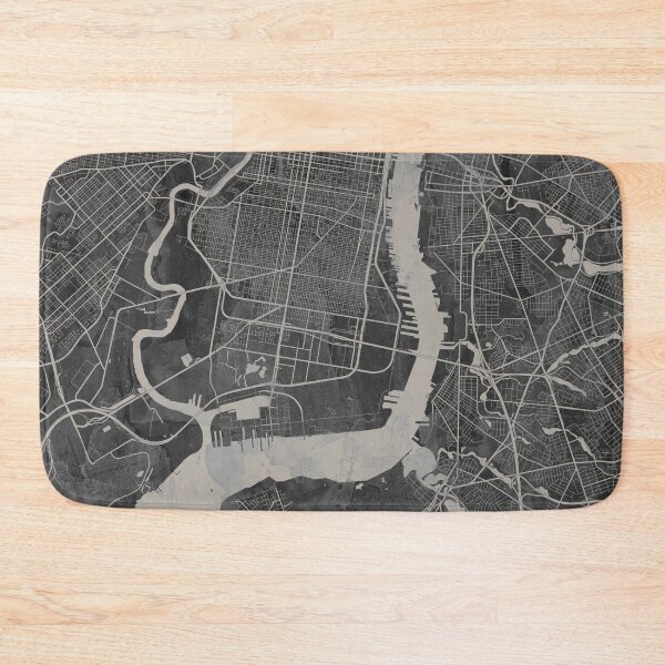 Item preview, Philadelphia PA Neutral Artistic Map designed and sold by Interpret108.