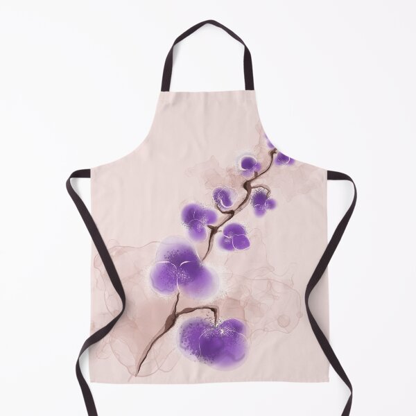 Item preview, Purple orchid fluid art designed and sold by Mashusha-art.