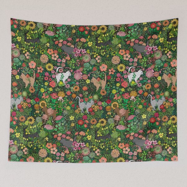 Item preview, Kitty Cat Garden designed and sold by IrishVikingDesigns.
